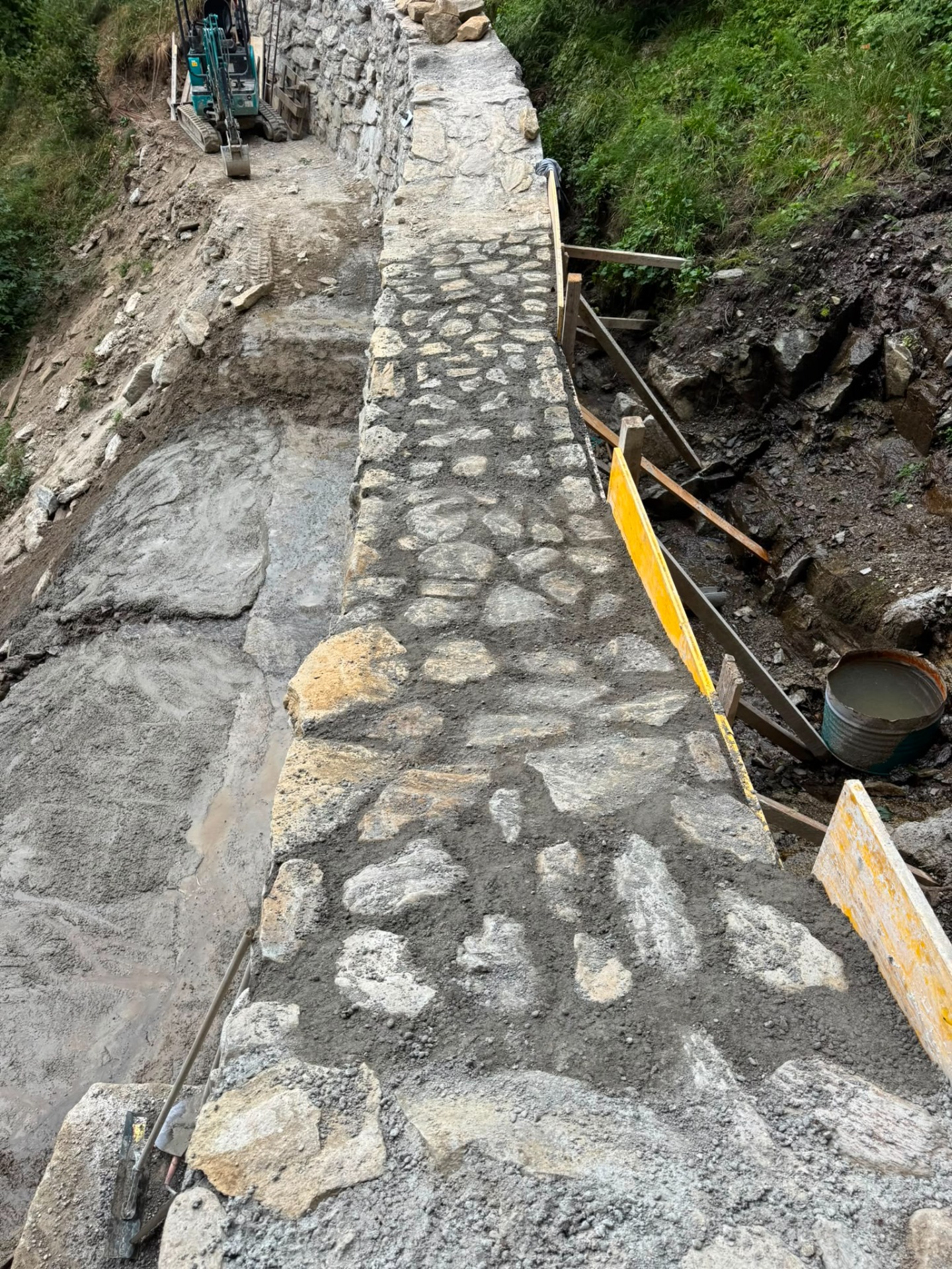 Realizzazione briglia in alta quota